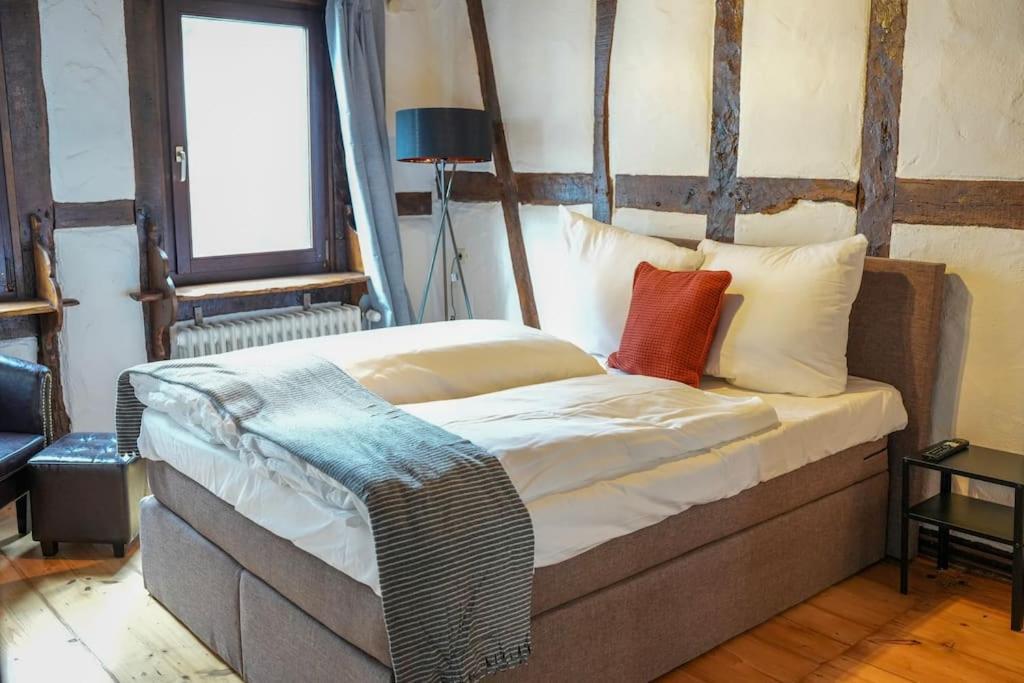 Charmante Fachwerk Wohnung Mit Terrasse In Der Altstadt Koblenz  Exteriör bild