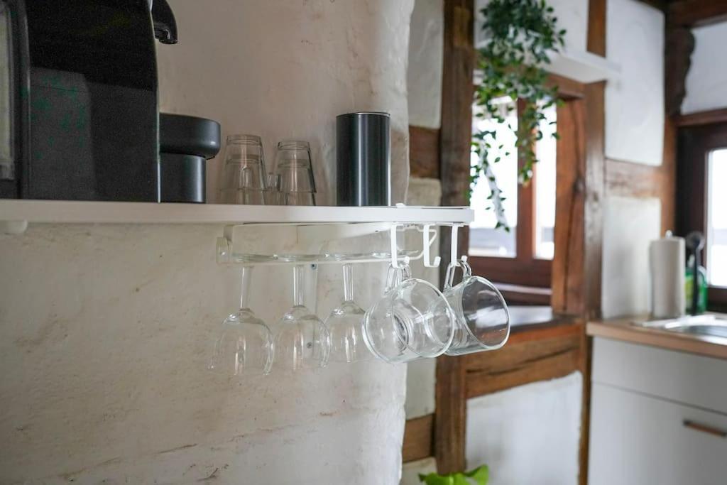 Charmante Fachwerk Wohnung Mit Terrasse In Der Altstadt Koblenz  Exteriör bild